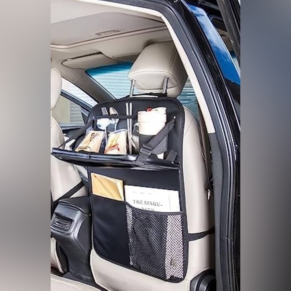 Car Backseat Organizer,Protector Kick Mats, Table Tray Foldable Dining Table - Picture 11 of 11